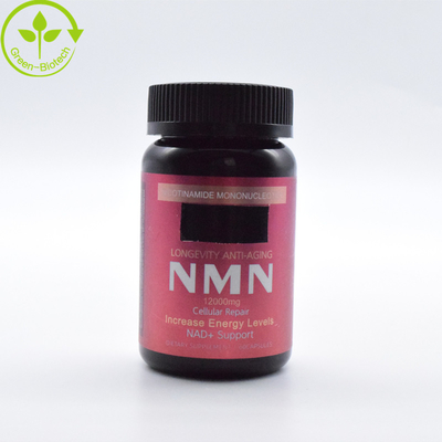 OEM tùy chỉnh nhãn riêng bột NMN cấp độ thực phẩm 99% viên nang NMN bổ sung