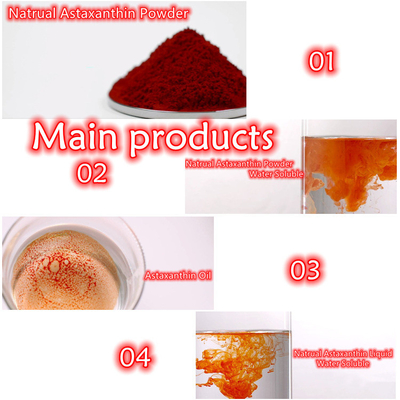CAS 7542-45-2 1% - 10% bột Astaxanthin để chăm sóc sức khỏe