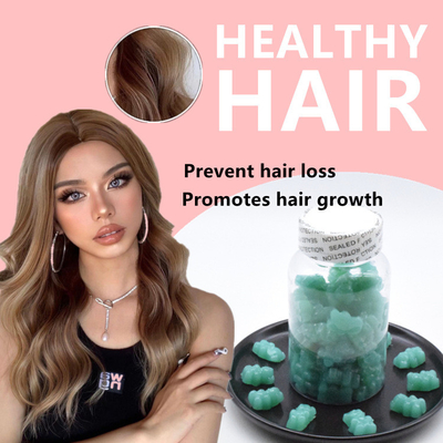 Sản phẩm chăm sóc sức khỏe Gummies Bear Biotin Vitamin bổ sung cho sự phát triển của tóc