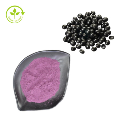 25% Anthocyanins tự nhiên bột hạt đậu đen da vỏ vỏ chiết xuất