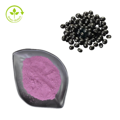 25% Anthocyanins tự nhiên bột hạt đậu đen da vỏ vỏ chiết xuất