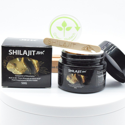 Cây tự nhiên tinh khiết chiết xuất nhựa Shilajit với axit fulvic giàu có có nguồn gốc từ Himalaya
