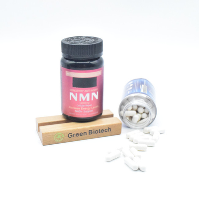 Các chất bổ sung chăm sóc sức khỏe nhãn riêng NMN Nicotinamide Mononucleotide Powder Capsules
