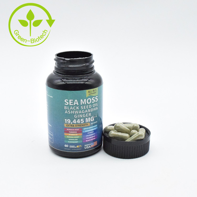 Mẫu bổ sung chăm sóc sức khỏe Ashwagandha And Sea Moss Capsules