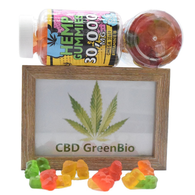 Chiết xuất cây gai dầu Thảo dược CBD Kẹo dẻo Bears giảm đau CBD Oil Kẹo dẻo