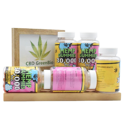 Cao cấp CBD Kẹo dẻo Worms giúp phục hồi nhanh hơn Vòng Kẹo dẻo Omega 3 CBD