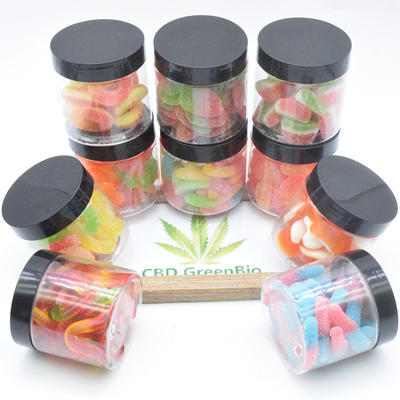 Chiết xuất cây gai dầu CBD Kẹo cao su gây đau nhức khi ngủ Giải phóng căng thẳng 220g mỗi chai CBD Kẹo cao su Kẹo cao su
