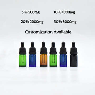 Cô lập 99,9% CBD Dầu cồn  Dầu CBD Giảm lo âu