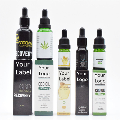 Dầu CBD OEM ODM Broad Spectrum THC Miễn phí cho Chăm sóc Sức khỏe 500mg 1000mg