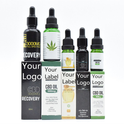 Dầu CBD OEM ODM Broad Spectrum THC Miễn phí cho Chăm sóc Sức khỏe 500mg 1000mg