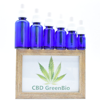 10ml 20ml Dầu CBD Sativa Mục đích làm thuốc Nhãn hiệu riêng Chất lỏng màu vàng