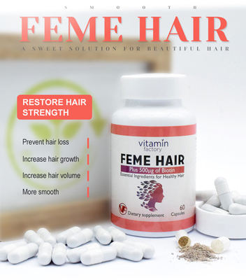 Feme Hair Biotin Capsule Vitamin cao cấp cho sức khỏe da móng