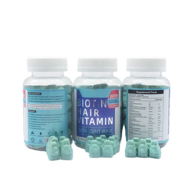 Green Biotech E133 Blue Biotin Vitamin bổ sung Vitamin H 60 Gummies mỗi chai