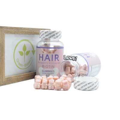 Ăn chay Biotin Collagen Gummies GMP cho da tóc Tăng trưởng móng Biotin Bổ sung vitamin