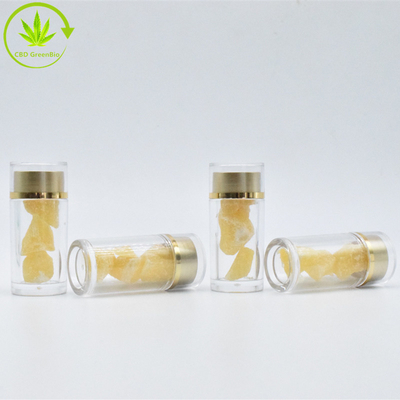 Chai thủy tinh CBD Sáp Bể nát ra Dabbing Nguyên chất CBD Bể nát ra hữu cơ