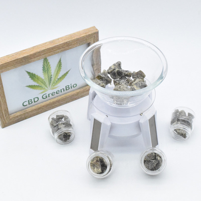 Smoke Dab CBD Sáp vụn 10 gam mỗi chai THC Khả dụng sinh học cao miễn phí