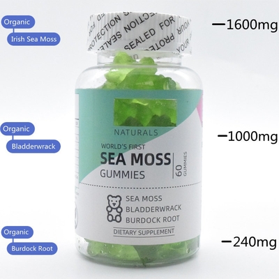 Skincare Organic Sea Moss Kẹo dẻo Detox Giảm Cân Cao Cấp