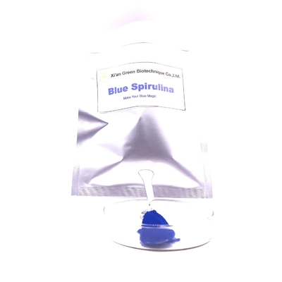 0,1g / 1000ml Bột tảo Spirulina màu xanh lam nguyên chất cho sinh tố E6 Thúc đẩy hệ thống miễn dịch