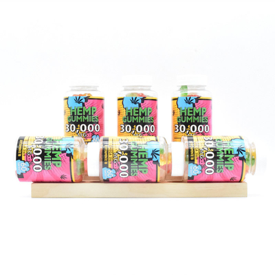 GMP  CBD Kẹo dẻo 25mg giải phóng cơn đau Thực phẩm cấp 60 kẹo cao su mỗi chai