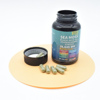 Cung cấp tinh khiết Himalayan Sea Moss viên nang để hỗ trợ năng lượng và bộ nhớ não